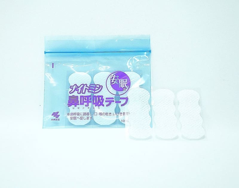 Nightmin Nose Breathing Tape 15sheets เทปแก้กรน ช่วยปิดปาก ไม่ให้นอนกรน