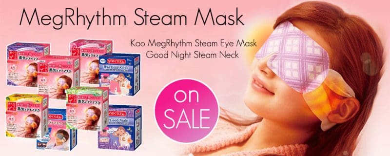 Kao MegRhythm Steam Eye Mask & Good Night Steam Neck