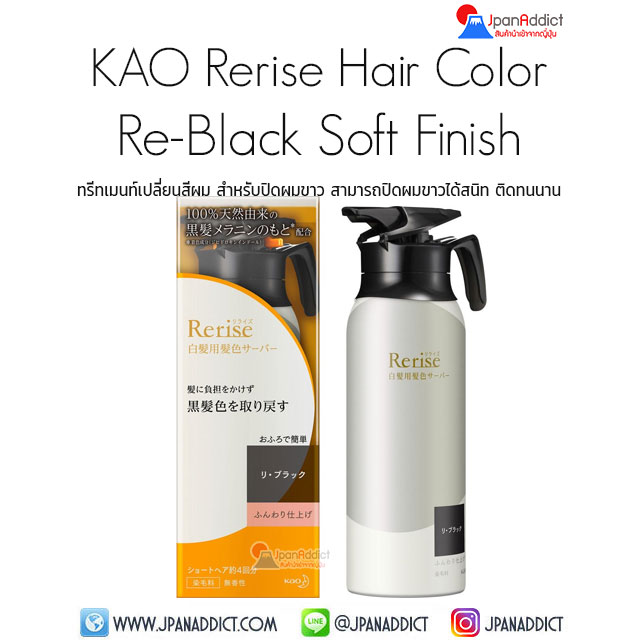 KAO Rerise Hair Color Server for Gray Hair Soft Finish 155g