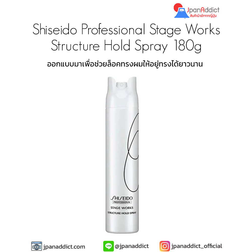 Shiseido Professional Stage Works Structure Hold Spray 180g